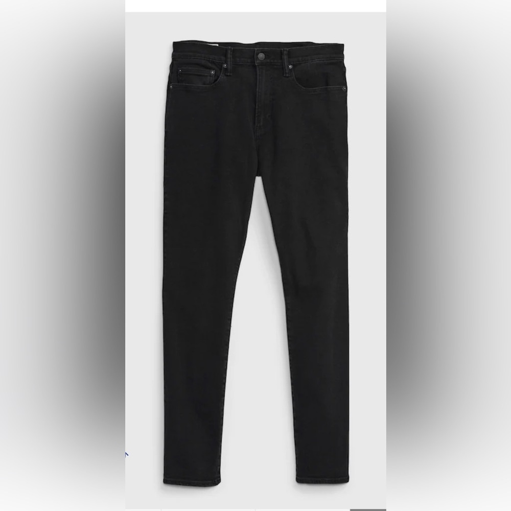 Gap skinny black jeans mens